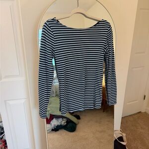 Striped Long Sleeve Women's Top